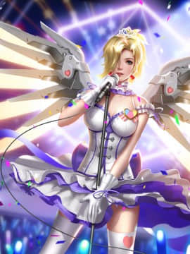 [Patreon Pixiv] ❤️❤️ Liang Xing_254_67281197_p0_Idol_singer_Mercy