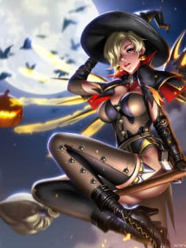 [Patreon Pixiv] ❤️❤️ Liang Xing_272_65568425_p0_Halloween_Mercy