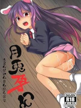 [靴下汉化组] (C97) [とんずら道中 (かざわ)] 月兎孕記 うどんげかんきんはらませ (東方Project)_01