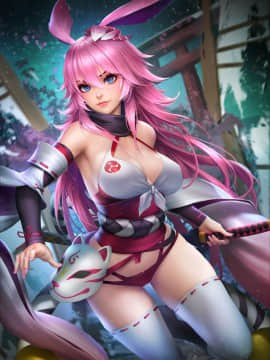 Thanabis Valkyries nsfw 崩壞_Yae_Sakura_lingerie