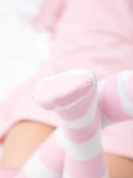[神楽坂真冬] 粉白条纹系列_0048