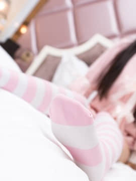[神楽坂真冬] 粉白条纹系列_0022
