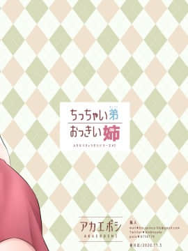 [紫苑汉化组] (ふたけっと16.5) [アカエボシ (瓶人)] ちっちゃい弟おっきい姉 (オリジナル) [DL版]_22