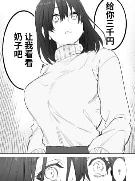[春昼 (鬼遍かっつぇ)] 〇千円でおっぱい見せて。～元同級生のチャラ男からのお願いを断れず…～ [中国翻訳]_11_honbun_012