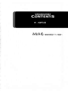[不咕鸟汉化组] (C78) [裏方本舗 (SINK)] ウラバンビvol.41 みなみ毛～姉妹肉便器アクメ地獄～ (みなみけ)_03
