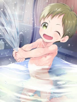 [海棠零个人汉化] [思春期パラダイム (あむ)] 天然島っ子陽音くん おふろはいろっ丨色色的洗澡时间_02