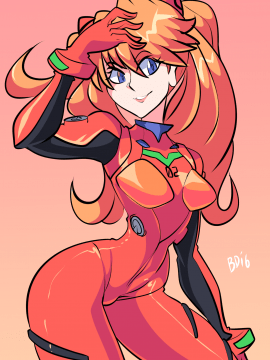 [Neon Genesis Evangelion] 明日香 驾驶服合集_2906672