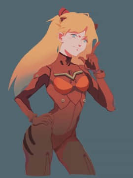 [Neon Genesis Evangelion] 明日香 驾驶服合集_3876366