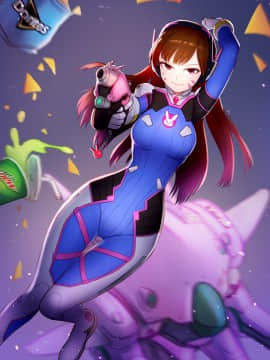 [Overwatch] D.VA 驾驶服合集_2573391