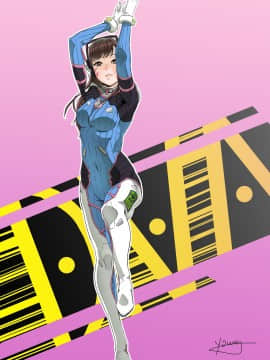 [Overwatch] D.VA 驾驶服合集_2412493