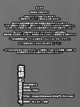 [黑条汉化$DDD] (C96) [流弾屋 (BANG-YOU)] 夜猫さんの瞬閧雷獣以下略。 (ブリーチ)_29