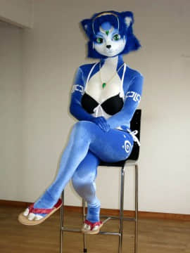 [Ayano Harumaki]  Krystal from Star Fox_0024_Ayano_Becomes_Swimsuit_Model_Cosplay.Ayano.Swimsuit.15