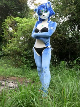 [Ayano Harumaki]  Krystal from Star Fox_0012_Ayano_Becomes_Swimsuit_Model_Cosplay.Ayano.Swimsuit.03