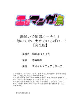 [市井時計] 勘違いで姉弟エッチ！？～弟のくせにナカでいっぱい…！【完全版】_00126