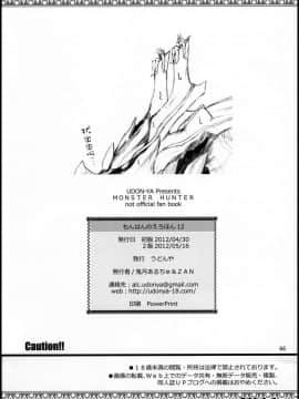 (鬼月あるちゅ)] もんはんのえろほん 12 (モンスターハンター)_63