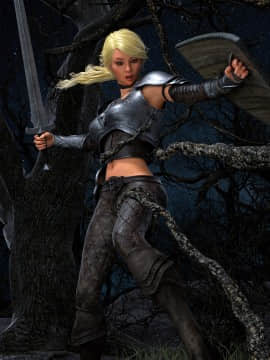 [Hibbli3D] Knight Elayne - Cursed Forest 1-3_A018