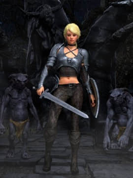 [Hibbli3D] Knight Elayne - Cursed Forest 1-3_Post