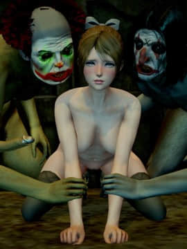 [HoneyHappy] Clown Rape - Yuko's Nightmare_YNR078