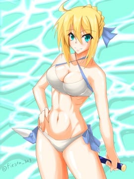 アルトリア・ペンドラゴン〔アーチャー〕_03：024_Saber_2