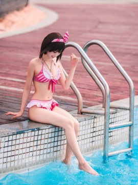 [周叽是可爱兔兔] Kato Megumi Bikini_07_ZJ00556