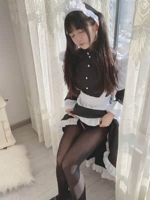 [桜井宁宁] 双马尾黑丝女仆_Coser@桜井宁宁-Vol.030-双马尾黑丝女仆-007