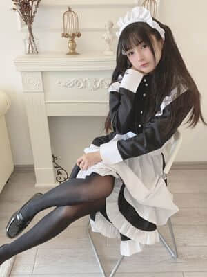 [桜井宁宁] 双马尾黑丝女仆_Coser@桜井宁宁-Vol.030-双马尾黑丝女仆-018