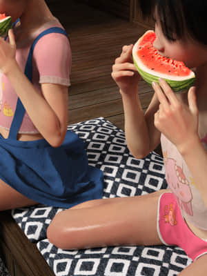 [BlackK studio(善次郎)] 忘れられない夏～夏休みに遊びに行ったらまさか叔母さんと従妹と....！！？_D001-6
