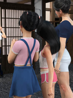 [BlackK studio(善次郎)] 忘れられない夏2~ セックス三昧の夏休み～女担任の家庭訪問と隣の女子高生シッターのあられもない痴態!?最後はおじいちゃんも我慢できなくて…?!_B002-3
