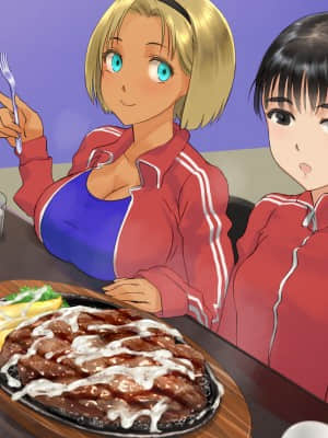 [變態浣熊漢化組] [地底の肉屋] ステーキで食ザー。 | 日本少女牛排店好吃精_34_02