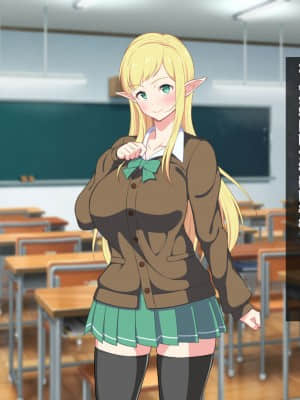 [咪的小咪嵌字][春葉流亭] 留学生はドすけべ爆乳JKエルフ!_005