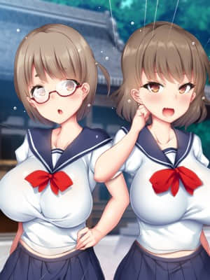[大宮司 (可哀想)] 田舎の夏祭りの夜は淫乱ドスケベ痴女まみれ!_309_025