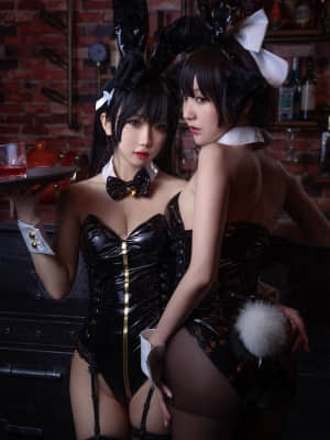 鬼畜瑶 - 黑色同人兔女郎_0013