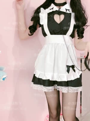小清殿下 - 爱心女仆 Cute House maid +2 Videos_小清殿下 (15)