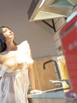 秋和柯基 NO.043 透明围裙3-下面给你吃 Lace Apron+video_Lace Apron (49)