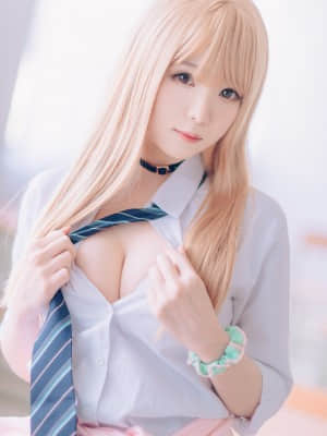 霜月shimo NO.048 金发制服 Blonde JK Uniform_霜月shimo (2)