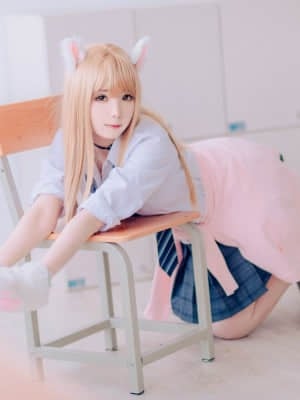 霜月shimo NO.048 金发制服 Blonde JK Uniform_霜月shimo (6)