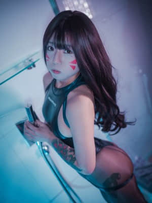 [DJAWA] D.Va Bunny Hop! - Maruemon_Swimsuit (15)