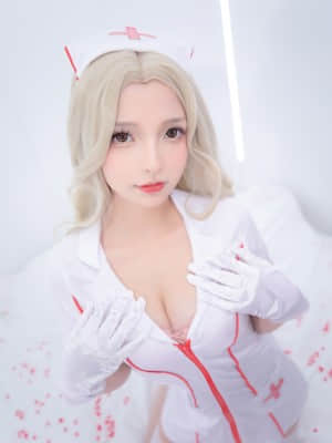 神楽坂真冬 - 白丝护士《心身バランス》+ 1V_027