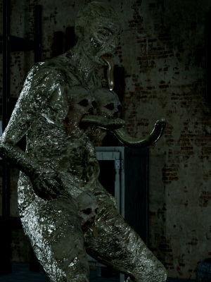 [HoneyHappy] Aerith in The Haunted House (hardcore Zombie Rape)_130