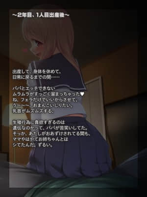 [かじむらマーケット (かじむらカジマ)] パパと淫乱娘の生ハメ中出しOKセフレ関係♪～3年連続妊娠中もボテックス_14000_0001_002