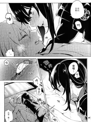 [光譜漢化組] (百刀繚乱 ～君の心を白刃取り～) [picop (ツバサ、ササメ)] 藤色の夜 | 藤色之夜 (刀剣乱舞)_26
