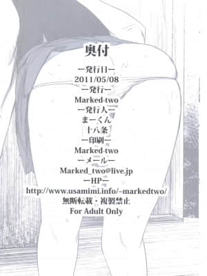 [靴下汉化组] (例大祭8) [Marked-two (まーくん)] Marked-two -code 1- (東方Project)_12_1_010
