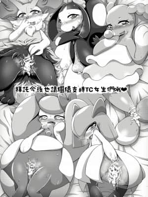 [4K漢化組] [はるぐも。 (ねご屋)] TCガールズ 枕はじめました❤ (ポケットモンスター)_24