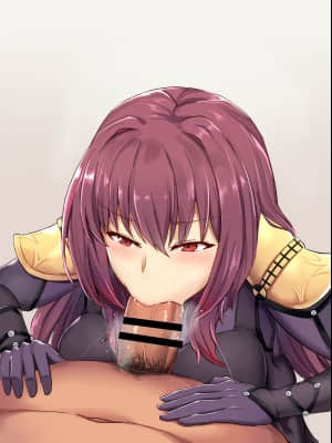[黎欧x新桥月白日语社汉化] [新屋敷] スカサハ師匠のフェラチオ (Fate╱Grand Order)_09