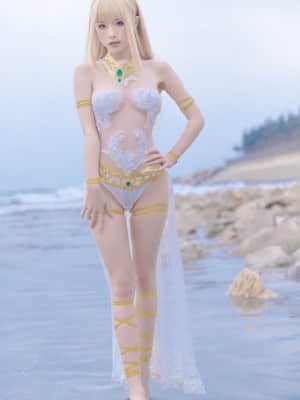 清水由乃 - 玛丽萝丝 白色泳衣_05