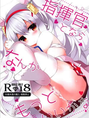 [白杨汉化组] (COMIC1☆13) [ふなたいむ (幸奈ふな)] 指揮官とならなんかもっといいかな (アズールレーン)