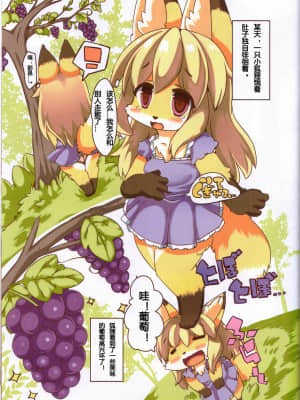 (C87) [バンガロゥ (白狛)] 落ちる葡萄食べたいきつね [中国翻訳]_02