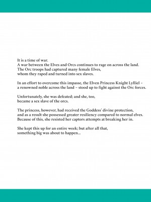 [Tomokichi] The Obstinate Elf Knight Princess VS The Orc's Ultimate Female Subjugation Squad_02