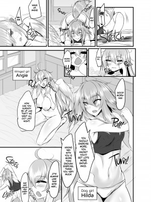 [Sorono] Two Flowers for Two Delivery Girls - Dog Girl and Winged Girl Make Steamy Happy Love with their New Dicks_03