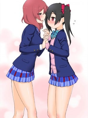 [Kogaku Kazuya] Maki-chan's First Time With Nico-chan (Yuri Ver.)